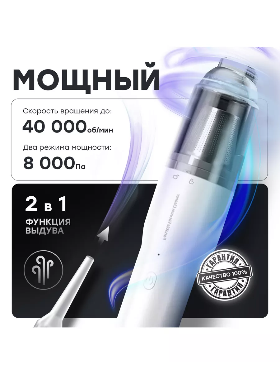 Пылесос для автомобиля беспроводной мощный в салон InnovaElectra 176560893  купить за 856 ₽ в интернет-магазине Wildberries