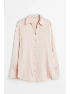 Блузка с V-образным вырезом H&M 176565295 купить за 1 600 ₽ в интернет-магазине Wildberries