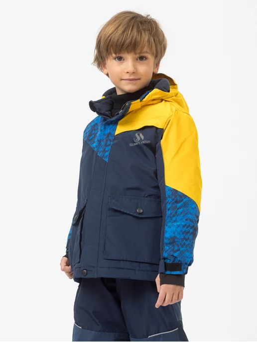 Модель:133 спорт костюм для мальчика тёплый-зима с 6 до 10 лет 5шт в уп цвет жёлтый