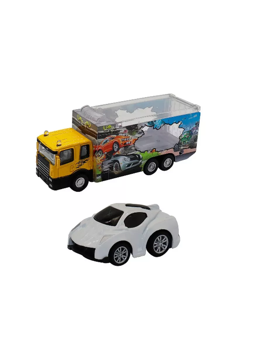 Набор грузовик + машинка die-cast белая. Funky toys FT61050 Funky Toys  176602813 купить за 340 ₽ в интернет-магазине Wildberries