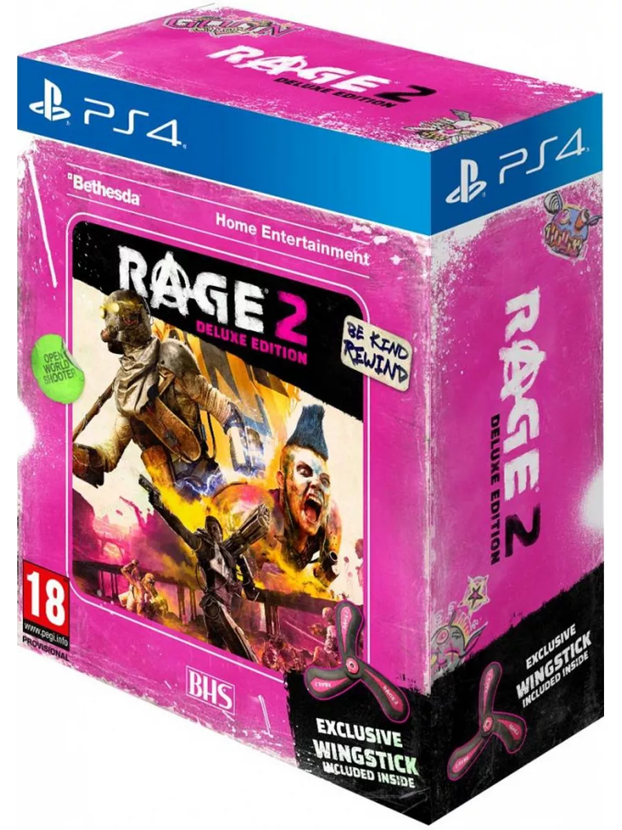 Rage 2 Wingstick Deluxe Edition Русская Версия (PS4) Дис Игра PS4/PS5  176620228 купить в интернет-магазине Wildberries