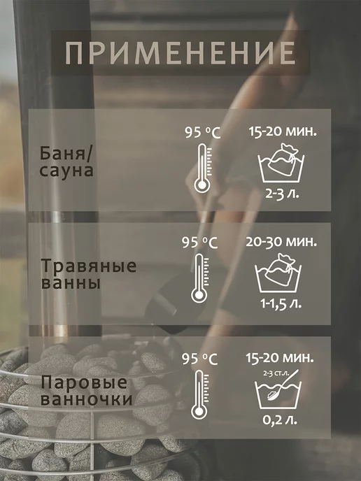 Дом трав Банная запарка Микс, белый, фото 2
