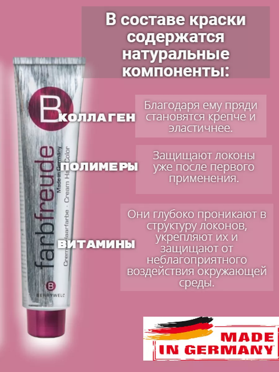 Berrywell Farbfreude Краска для волос 61 мл -Выбрать оттенок-