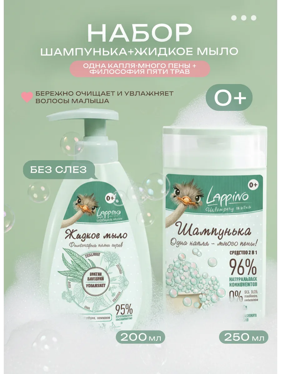 Детское мыло и шампунь