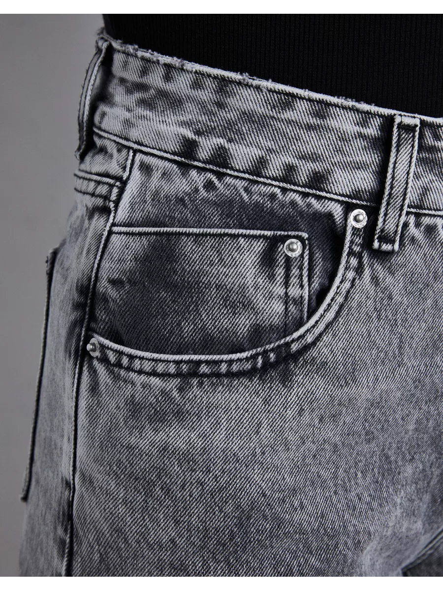 Серые джинсы 90's Straight Gloria Jeans 176699405 купить в
