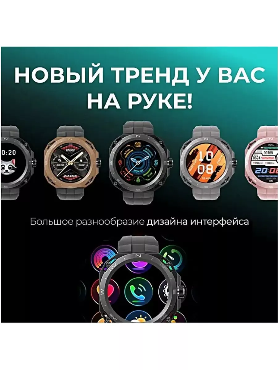 Смарт часы HW3 Cyber для iOS и Android 35mm mi 176722200 купить за 3 003 ₽  в интернет-магазине Wildberries