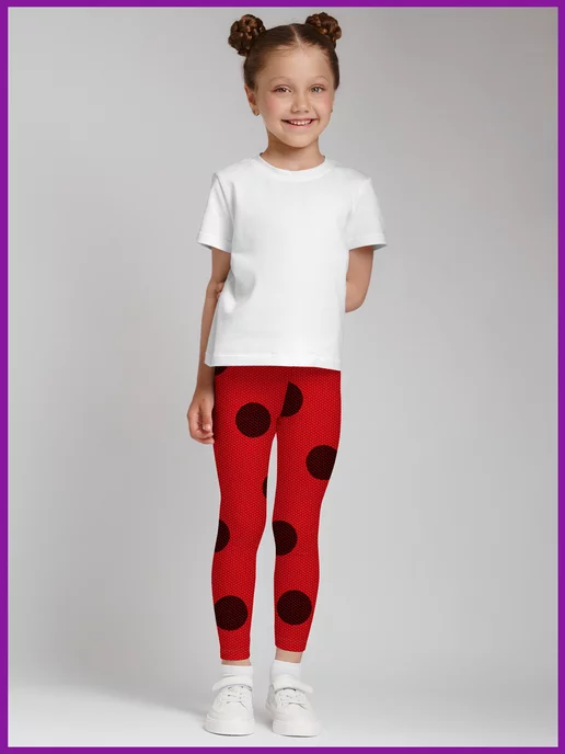 девочки в леггинсах леггинсы леди баг для девочки