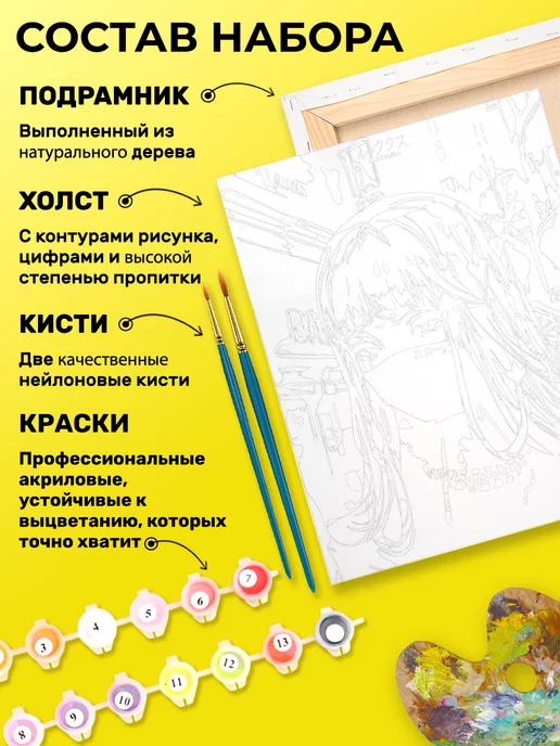 100картин Картина по номерам Пятый элемент, вариант, фото 2