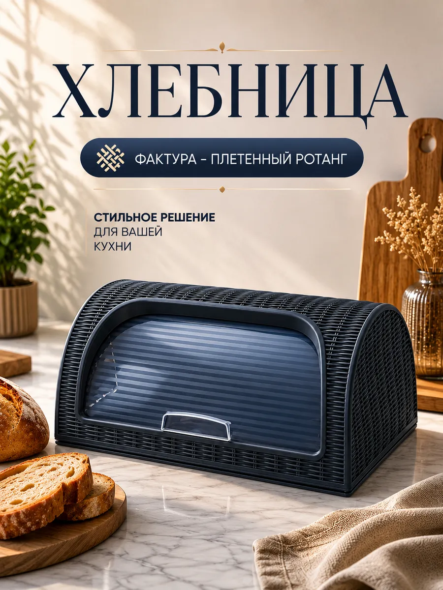 Хлебница с крышкой