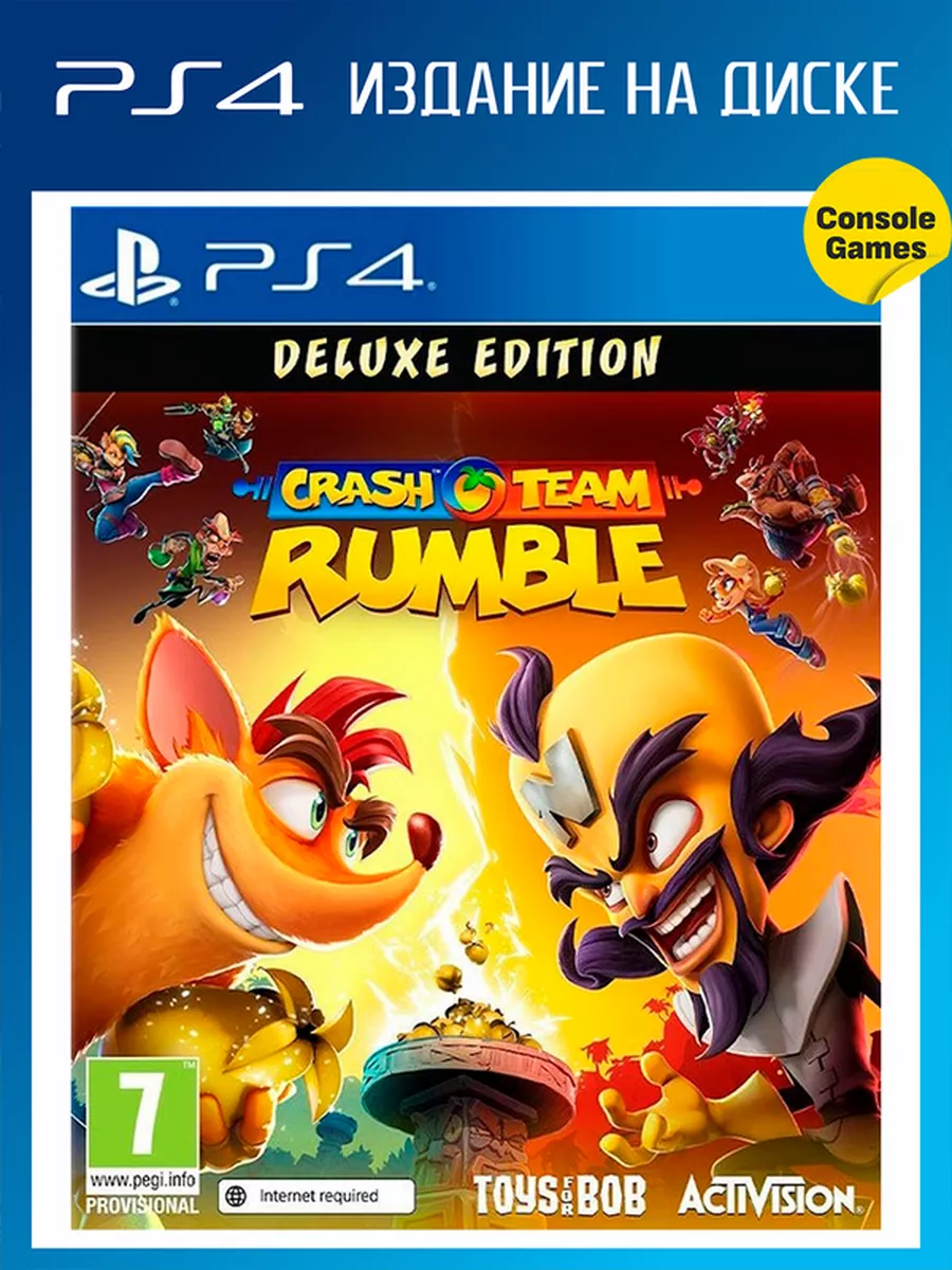 PS4 Crash Team Rumble Deluxe Cross Gen Edition Игра для PS4 176864887  купить за 2 431 ₽ в интернет-магазине Wildberries