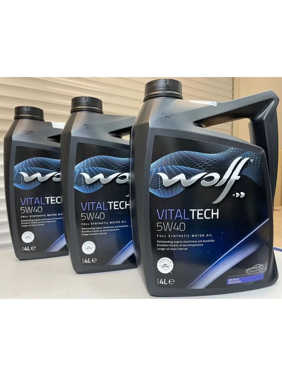 Wolf 5w40. Wolf VITALTECH 5w-40 4л.