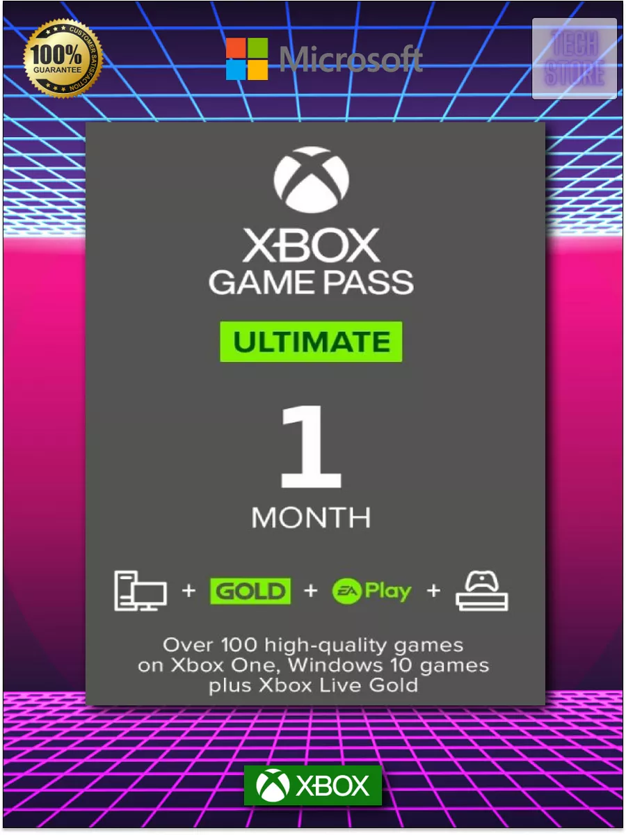 Подписка Xbox Game Pass Ultimate — 1 месяц активация Microsoft 176940034  купить за 1 189 ₽ в интернет-магазине Wildberries