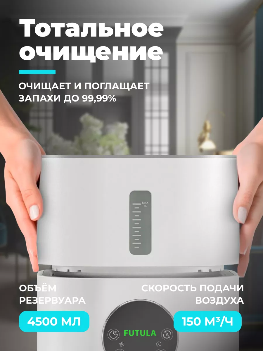 Очиститель воздуха для дома Futula Humidifier H4S FUTULA 176981570 купить  за 5 845 ₽ в интернет-магазине Wildberries