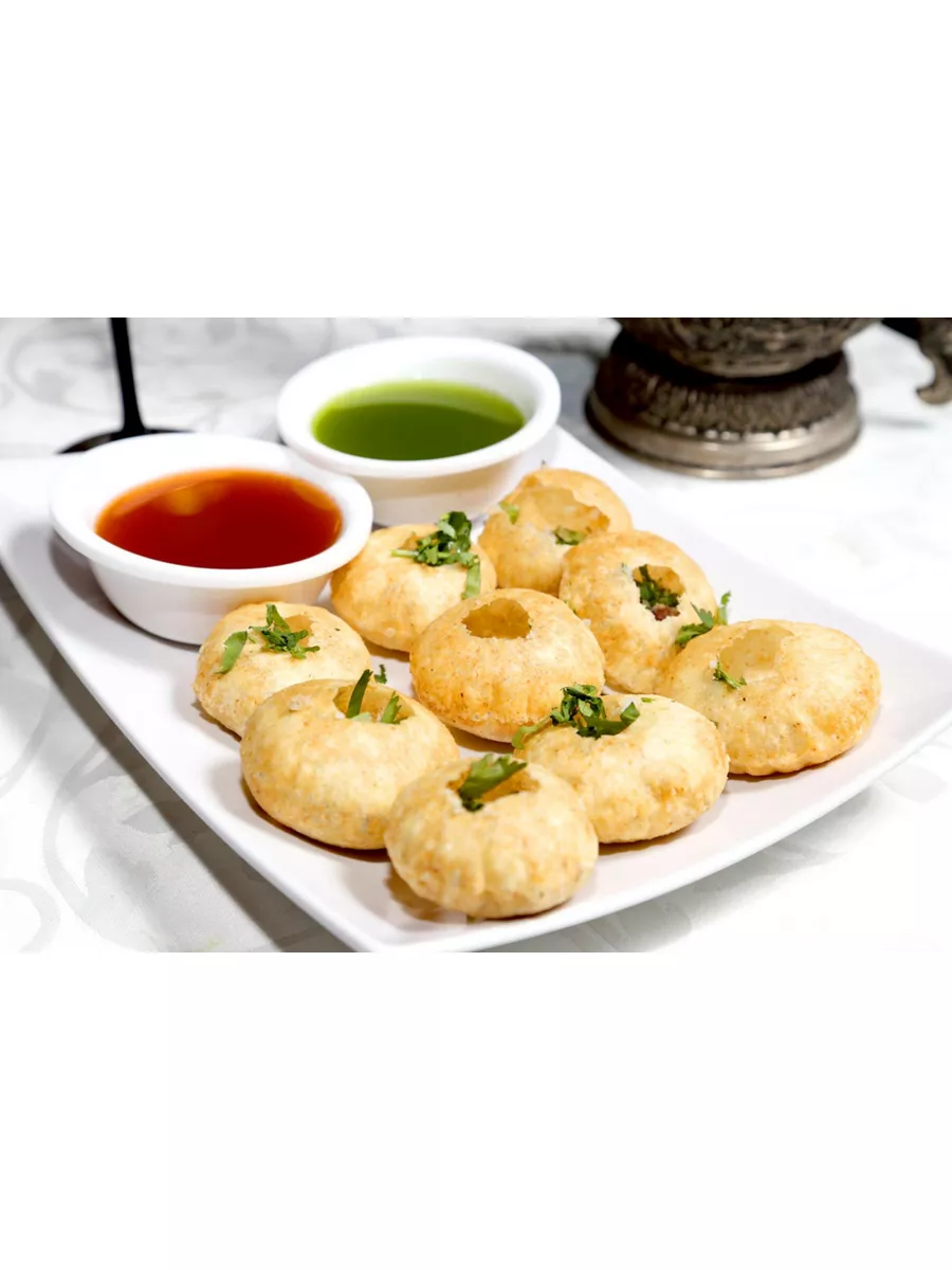 Шарики из теста Пани Пури (PANI PURI) с начинкой и соусом Bikano 176986205  купить в интернет-магазине Wildberries