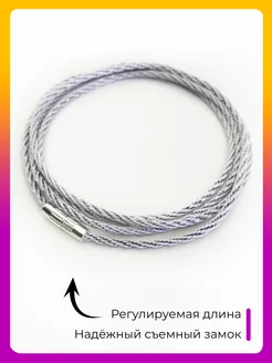 Шнурок для крестика и кулона веревочка на шею нить гайтан ROK HAIR 176993457 купить за 169 ₽ в интернет-магазине Wildberries