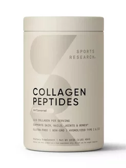 Коллаген пептиды без вкуса, Collagen, 454 г Sports Research 176999509 купить за 3 194 ₽ в интернет-магазине Wildberries