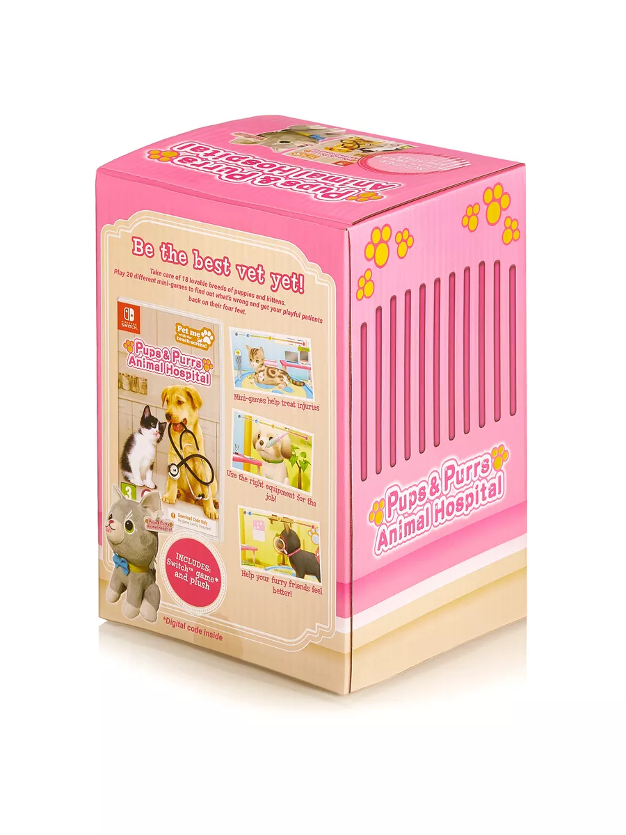 Игра NS Pups & Purrs Animal Hospital (код загрузки) Rubber Road Ltd  177007845 купить за 2 041 ₽ в интернет-магазине Wildberries