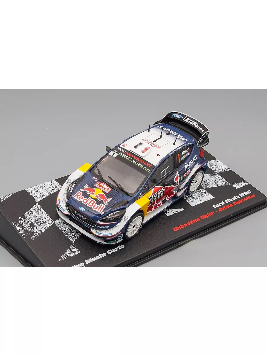 FORD Fiesta RS WRC 1:43 модель спортивного автомобиля. DeAgostini 177011645  купить в интернет-магазине Wildberries