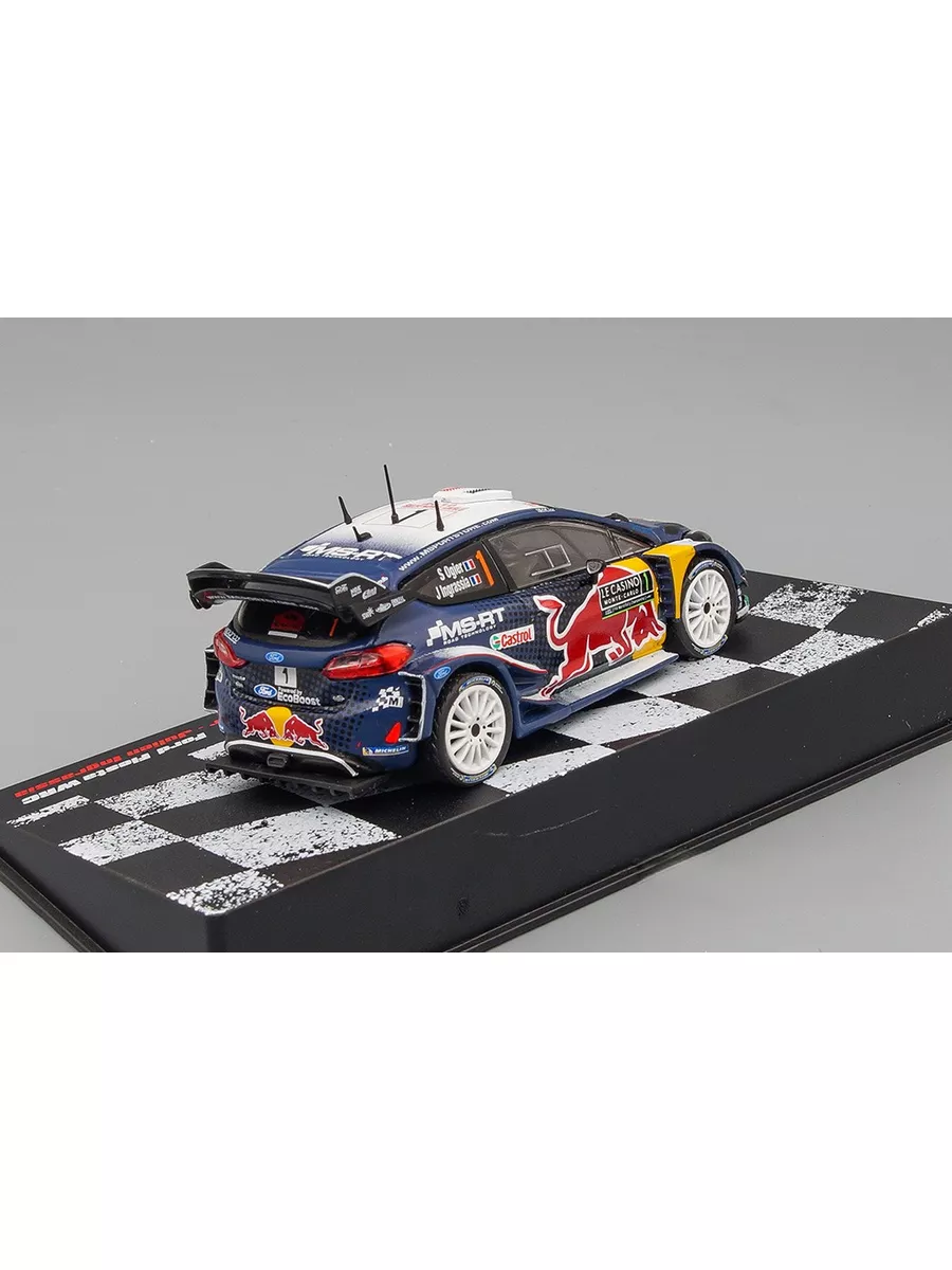 FORD Fiesta RS WRC 1:43 модель спортивного автомобиля. DeAgostini 177011645  купить в интернет-магазине Wildberries