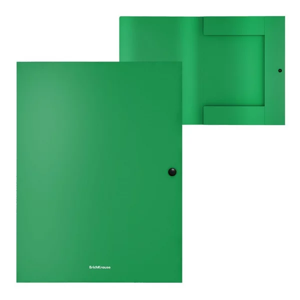 Папка на кнопке с клапанами А4, Ассорти, 1 штука