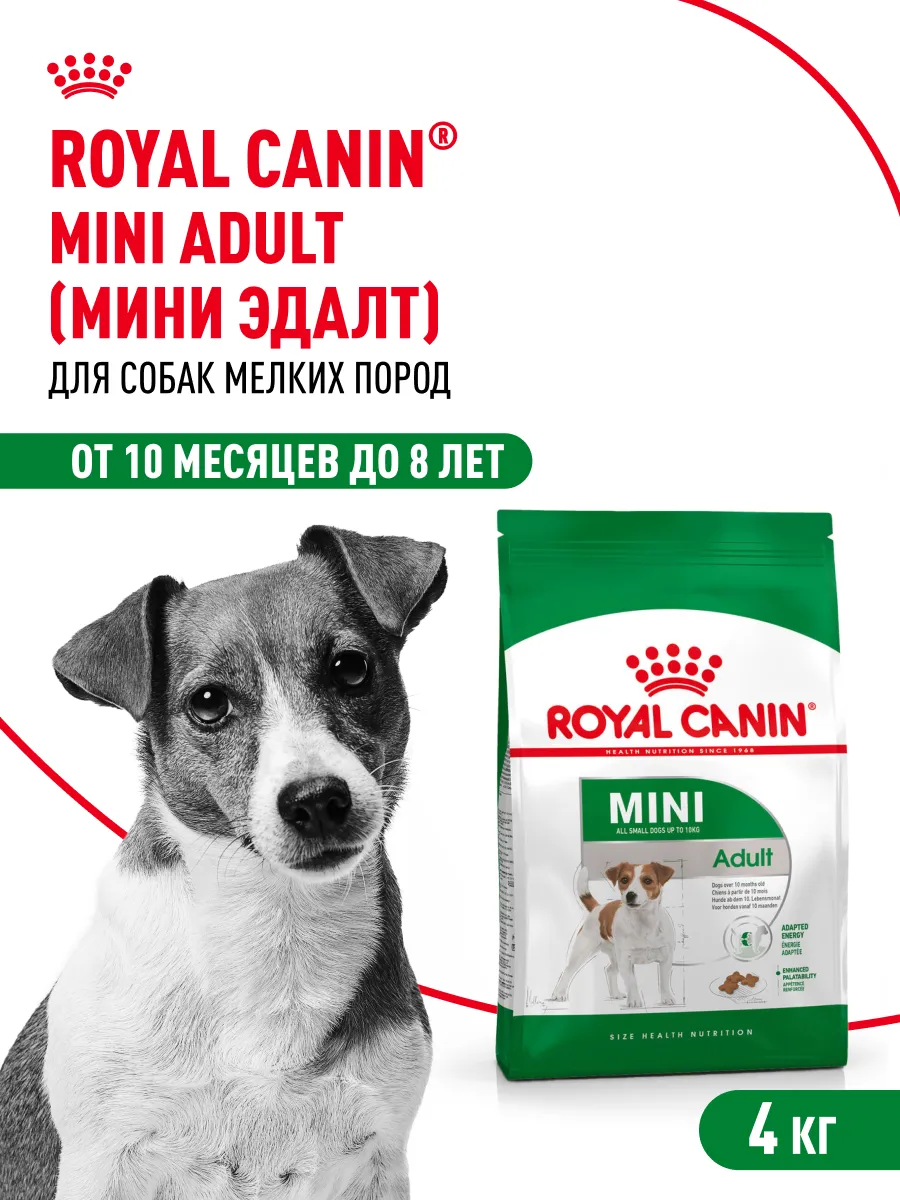 Сухой корм для миниатюрных...