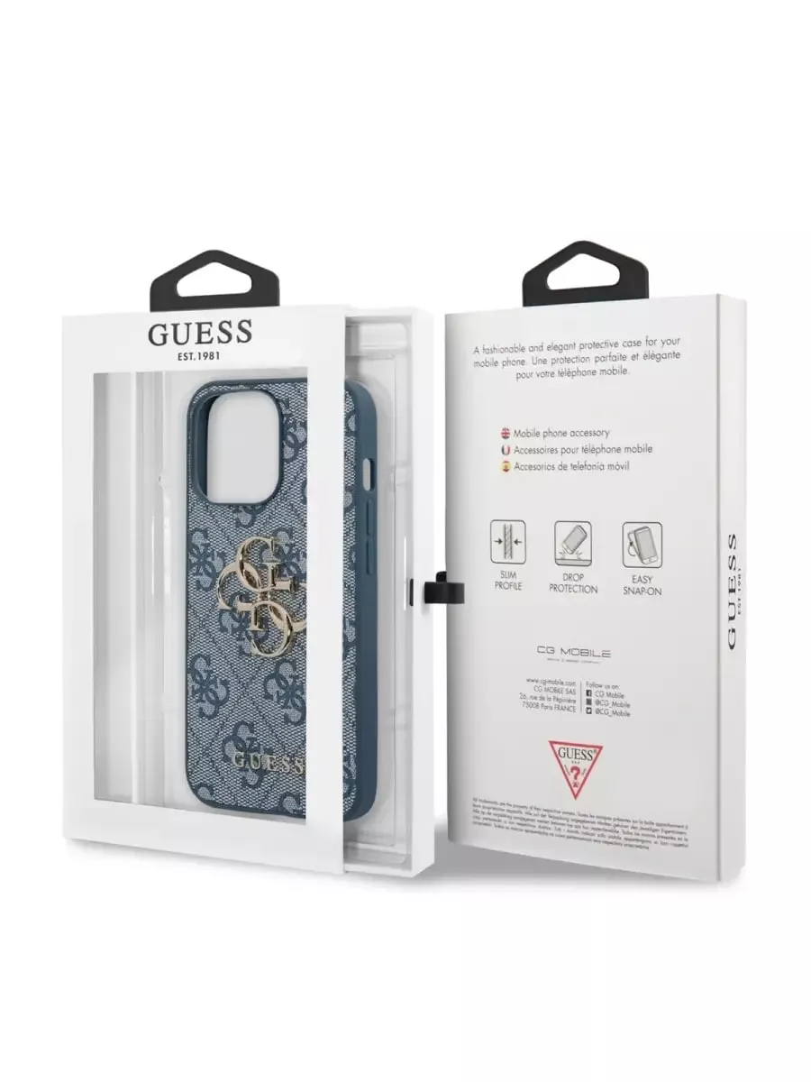 Чехол на iPhone 14 Pro из экокожи PU leather GUESS 177077137 купить за 962  ₽ в интернет-магазине Wildberries