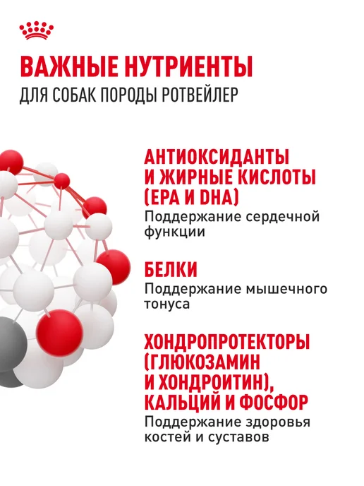 Сухой корм Royal canin Ротвейлер для собак, взрослые, 12 кг, фото 5