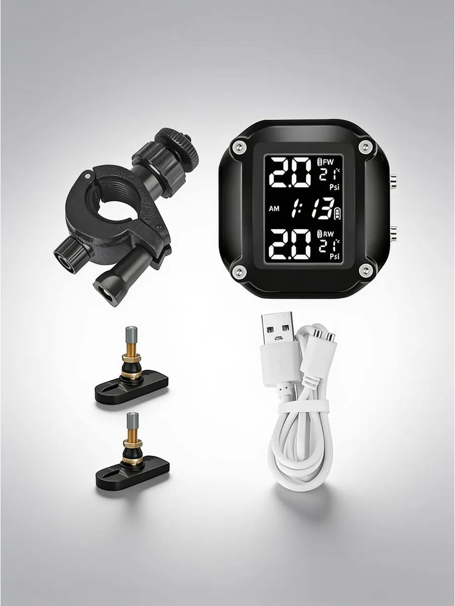 Система контроля давления в шинах TPMS для мотоцикла T5