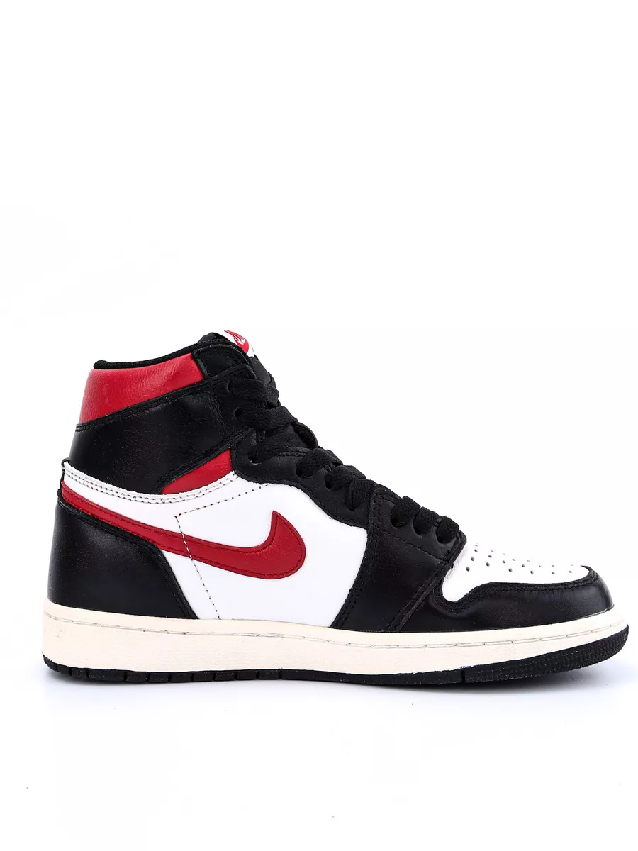 Nike air jordan 1 red and black original hotsell