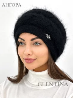 Шапка женская зимняя из ангоры Glentina 177158407 купить за 1 951 ₽ в интернет-магазине Wildberries