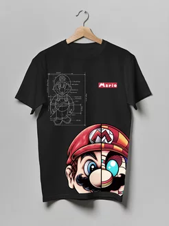 Футболка Mario Bros Super Марио Видеоигра Nuobi my Style 177214805 купить за 821 ₽ в интернет-магазине Wildberries