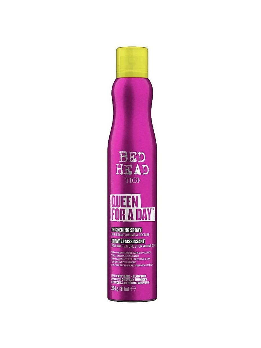 Спрей superstar tigi. Tigi Bed head Queen for a Day спрей. Bed head Tigi спрей для объема. Tigi Bed head Queen for a Day thickening Spray. Tigi спрей-лак для волос 311мл.