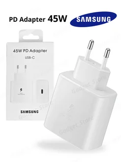 Зарядное устройство Самсунг 45W PD 3.0 Type-C Samsung 177218286 купить за 692 ₽ в интернет-магазине Wildberries