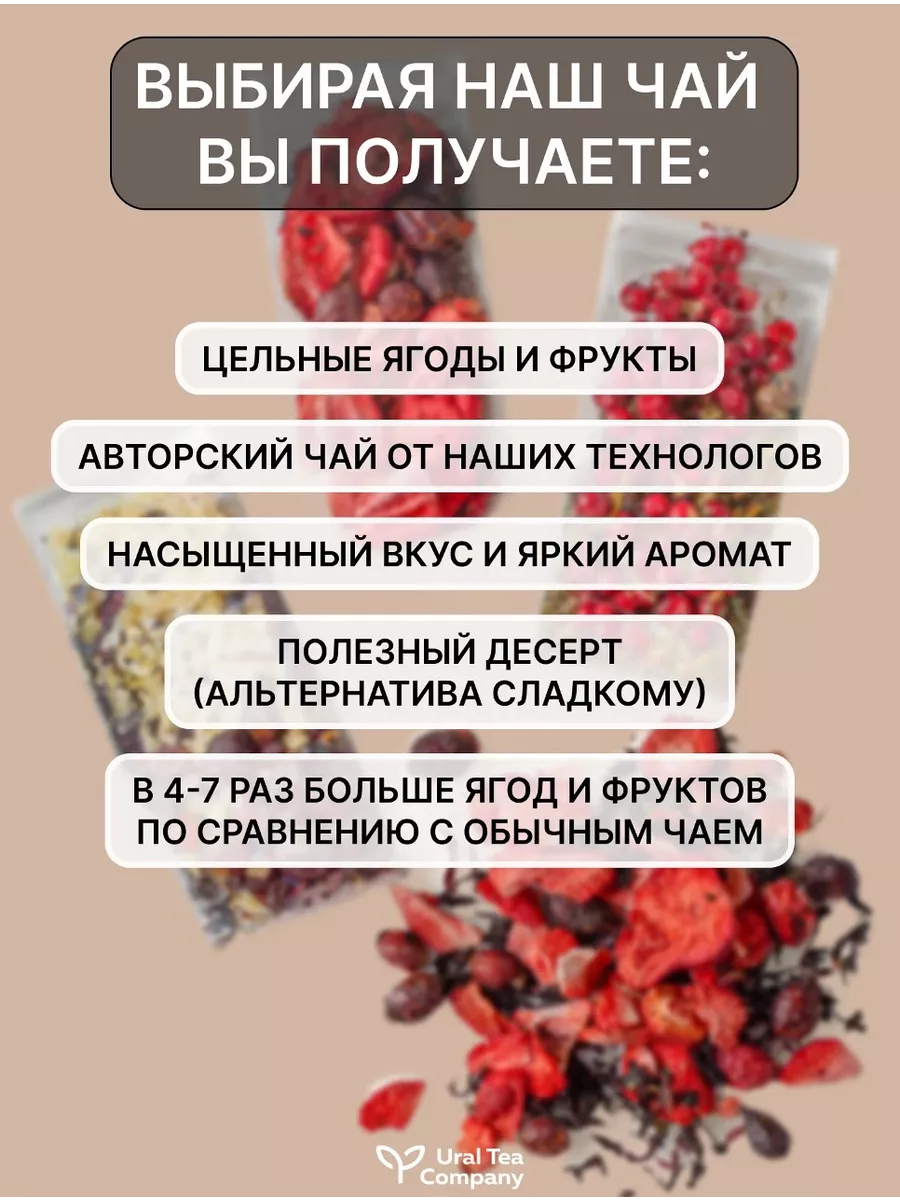 Подарочный набор чая, фруктовый чай 3 вкуса Ural Tea Company 177220686  купить за 609 ₽ в интернет-магазине Wildberries