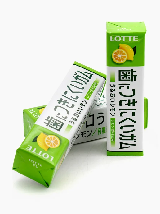 Lotte Жевательная резинка Фризон Лимон, 3 шт. х 25,2 г, 3 шт, 25,2 г, фото 2