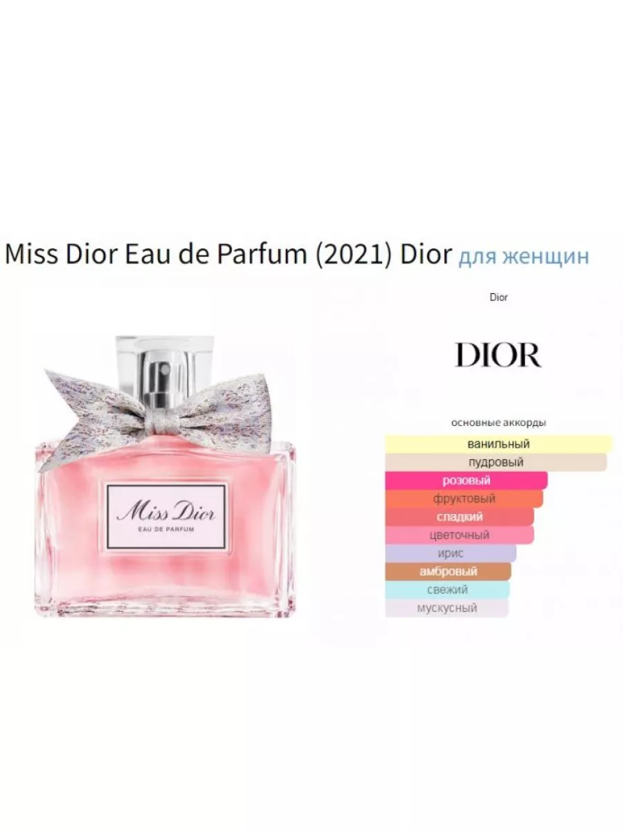 Dior Miss Dior 100 мл Мисс Диор ЛЮКС! ДУХИ ЖЕНСКИЕ 177238322 купить в  интернет-магазине Wildberries