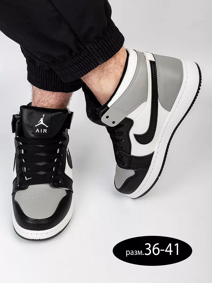 Кроссовки Nike Air Jordan зимние кеды на меху POROCO SHOES 177271380 купить  за 2 704 ₽ в интернет-магазине Wildberries