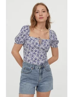 Блузка H&M 177284013 купить за 664 ₽ в интернет-магазине Wildberries