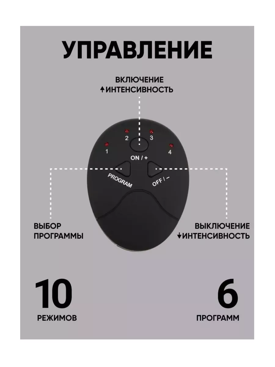 Массажер Пояс Тренажер для пресс и похудение EMS 177294179 купить за 448 ₽  в интернет-магазине Wildberries