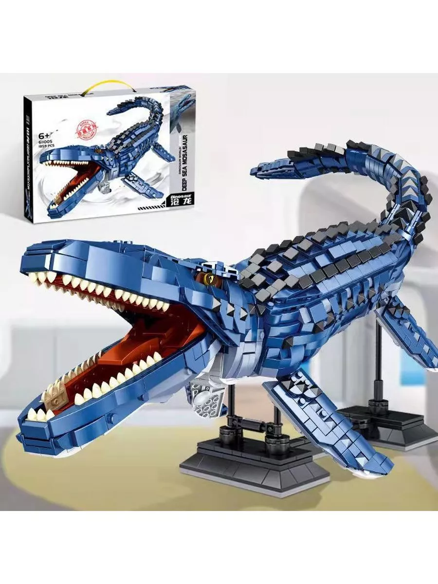 Конструктор Dinosaur Большой Глубоководный мозазавр 1859 дет LEGO 177299370  купить в интернет-магазине Wildberries