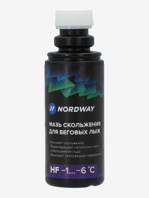 Nordway Мазь скольжения для беговых лыж HF Med, черный, фото 2