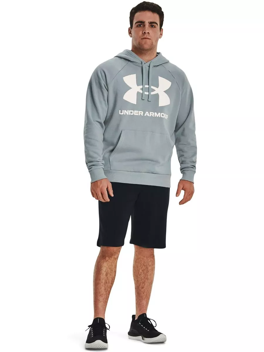 Ua rival best sale fleece logo hoodie