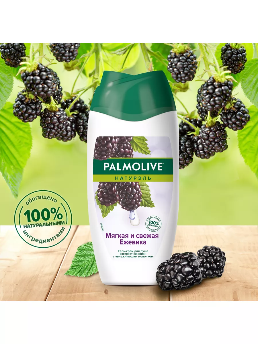 Гель для душа NATURALS Мягкая и Свежая Ежевика 250мл 2шт PALMOLIVE  177352253 купить за 477 ₽ в интернет-магазине Wildberries