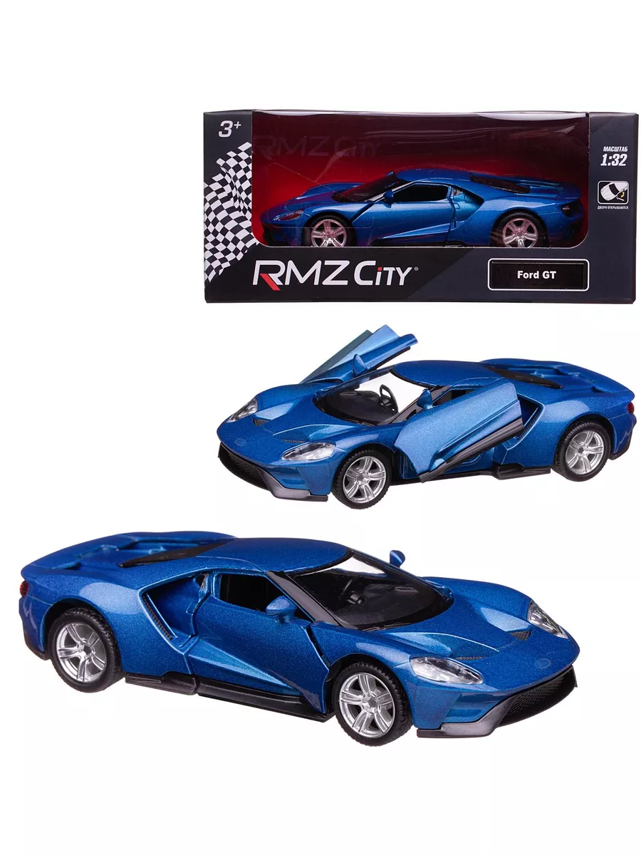 Машинка металлическая RMZ City 1:32 Ford GT 2019 Uni-Fortune