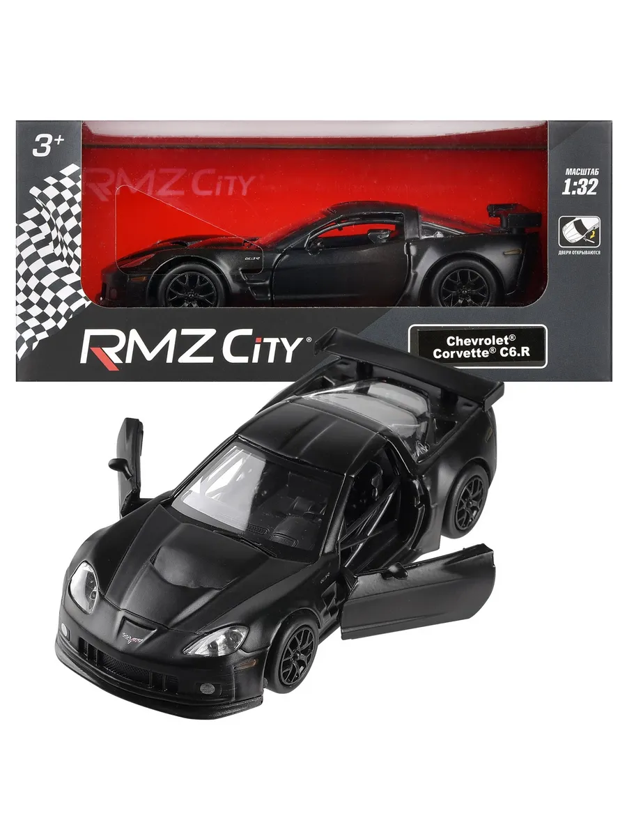 Машинка металлическая RMZ City 1:32 Chevrolet Corvette C6-R UNI