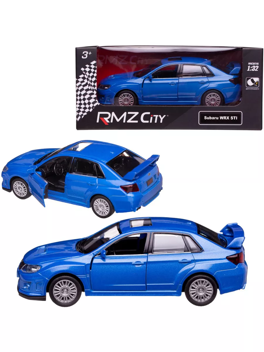 Машинка металлическая RMZ City 1:32 SUBARU WRX STI UNI-FORTUNE 177399784  купить за 626 ₽ в интернет-магазине Wildberries