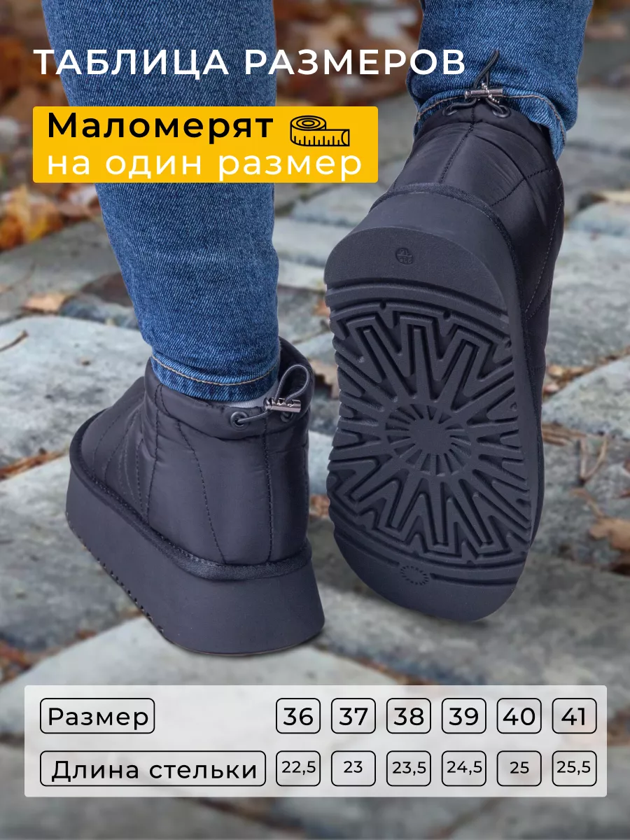 Сапоги угги зимние с натуральным мехом Allanor 177406979 купить за 1 436 ₽  в интернет-магазине Wildberries