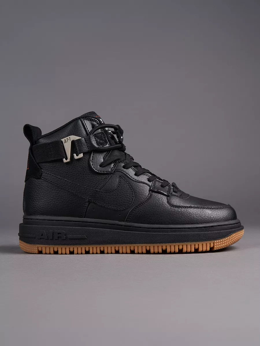 Black hi top air force outlet ones