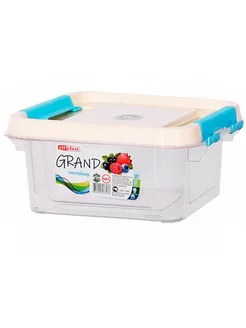 Контейнер с крышкой пластиковый универсальный "Grand" 0.5 л ЭльфПласт 177477129 купить за 300 ₽ в интернет-магазине Wildberries