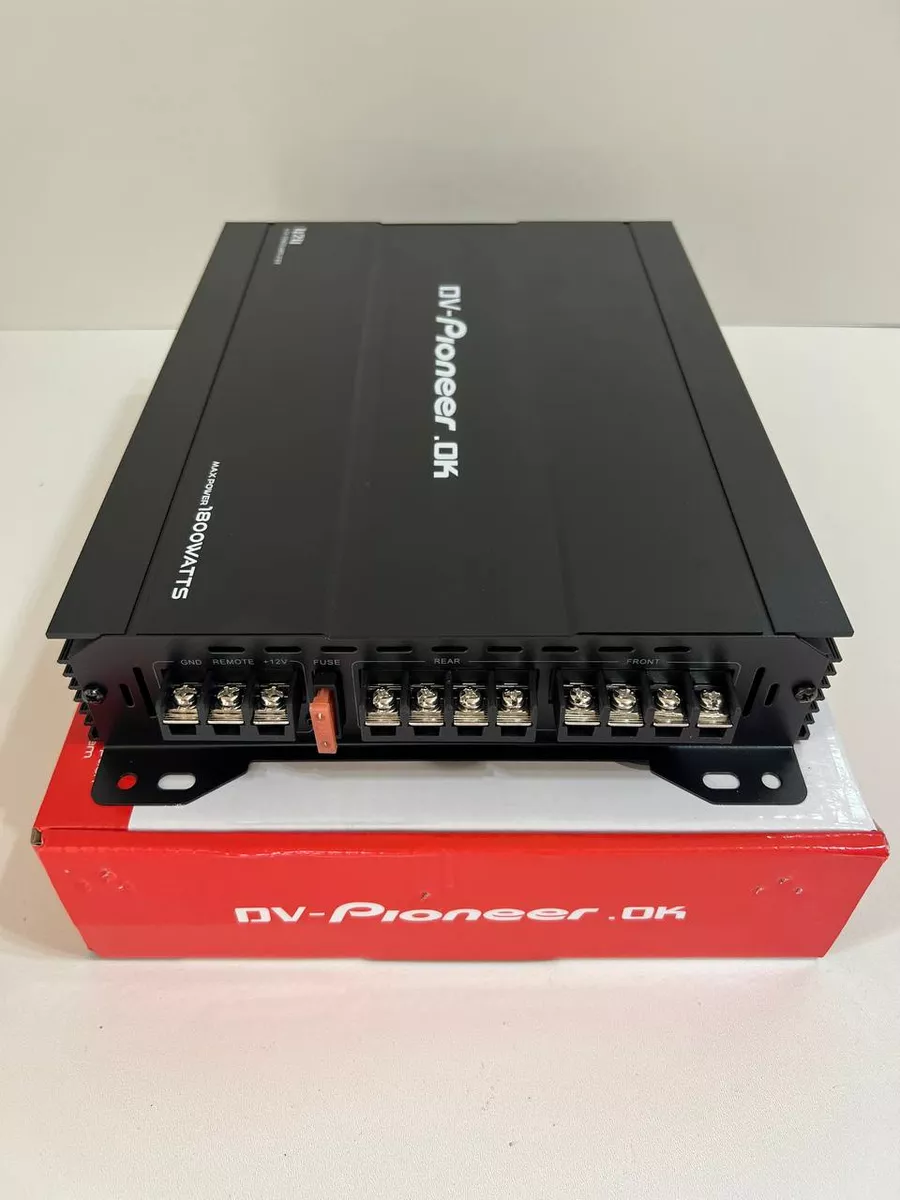 Автомобильный усилитель Pioneer 1800W, 4 канальный Pioneer 177507331 купить  за 5 451 ₽ в интернет-магазине Wildberries